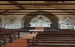 <span class="caption-caption">Interior, St Patrick's Catholic Church, Ravenswood</span>, 1986. <br />Slide by <span class="caption-publisher">Michael Keniger</span>, collection of <span class="caption-contributor">University of Queensland Library</span>.