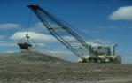 <span class="caption-caption">Crane, coal mine, Moura</span>, 1986. <br />Slide by <span class="caption-publisher">Michael Keniger</span>, collection of <span class="caption-contributor">University of Queensland Library</span>.