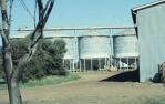 <span class="caption-caption">Agricultural storage silos, Dalby</span>, 1979. <br />Slide by <span class="caption-publisher">Michael Keniger</span>, collection of <span class="caption-contributor">University of Queensland Library</span>.