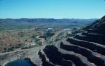 <span class="caption-caption">Abandoned open cut uranium mine, Mary Kathleen</span>, 1975. <br />Slide, collection of <span class="caption-contributor">Warwick Willmott</span>.