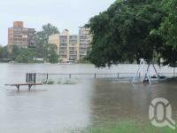 <span class="caption-caption">St Lucia apartments in flood, January 2011</span>. <br />Digital image, collection of <span class="caption-contributor">Liz Jordan</span>.