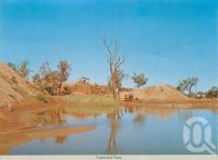 <span class="caption-caption">Treatment plant, Gemfields</span>, 1964. <br />Postcard folder by <span class="caption-publisher">Murray Views Pty Ltd</span>, collection of <span class="caption-contributor">Centre for the Government of Queensland</span>.