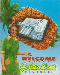 <span class="caption-caption">Welcome to the home of Golden Circle products, Northgate</span>, 1947. <br />Booklet, collection of <span class="caption-contributor">John Young</span>.