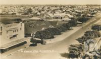 <span class="caption-caption">General view, Bundaberg. Wintergarden cinema in foreground, public school and shelter sheds in middleground.</span>, c1930. <br />Postcard by <span class="caption-publisher">Murray Studios Pty Ltd</span>, collection of <span class="caption-contributor">Centre for the Government of Queensland</span>.