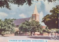 <span class="caption-caption">Church of England, Bundaberg</span>, c1938. <br />Postcard folder by <span class="caption-publisher">Murray Views Pty Ltd</span>, collection of <span class="caption-contributor">Centre for the Government of Queensland</span>.