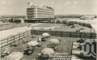 <span class="caption-caption">Lennons Broadbeach Hotel</span>, 1959. <br />Postcard by <span class="caption-publisher">Brisbane Postcards</span>, collection of <span class="caption-contributor">Centre for the Government of Queensland</span>.