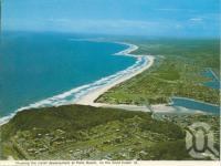 <span class="caption-caption">Showing the canal development at Palm Beach</span>, c1968. <br />Postcard folder by <span class="caption-publisher">Murray Views Pty Ltd</span>, collection of <span class="caption-contributor">Centre for the Government of Queensland</span>.