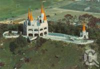 <span class="caption-caption">Chairlift Amusement Park, Nobby's Beach. The Magic Mountain chairlift and castle opened in 1962</span>, c1965. <br />Postcard by <span class="caption-publisher">Murray Views Pty Ltd</span>, collection of <span class="caption-contributor">Centre for the Government of Queensland</span>.