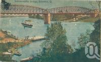 <span class="caption-caption">Indooroopilly bridge</span>, c1910. <br />Postcard by <span class="caption-publisher">White's views</span>, collection of <span class="caption-contributor">Centre for the Government of Queensland</span>.