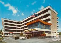 <span class="caption-caption">Coronation Motel, Coronation Drive , Milton</span>, c1966. <br />Postcard by <span class="caption-publisher">AFK</span>, collection of <span class="caption-contributor">Centre for the Government of Queensland</span>.