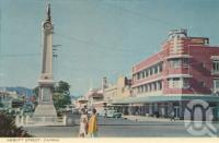 <span class="caption-caption">Abbott Street, Cairns</span>, c1964. <br />Postcard folder by <span class="caption-publisher">John Sands Pty Ltd</span>, collection of <span class="caption-contributor">Centre for the Government of Queensland</span>.