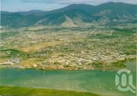 <span class="caption-caption">Aerial View of Cairns</span>, c1970. <br />Postcard by <span class="caption-publisher">Peer Productions</span>, collection of <span class="caption-contributor">Centre for the Government of Queensland</span>.