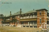 <span class="caption-caption">Hospital Cairns</span>, c1911. <br />Postcard by <span class="caption-publisher">Owen Whittick</span>, collection of <span class="caption-contributor">Centre for the Government of Queensland</span>.