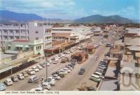 <span class="caption-caption">Lake Street, from Bolands Corner, Cairns</span>, c1962. <br />Postcard folder by <span class="caption-publisher">Murray Views Pty Ltd</span>, collection of <span class="caption-contributor">Centre for the Government of Queensland</span>.