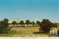 <span class="caption-caption">Blackall Golf Clubhouse</span>, c1964. <br />Postcard folder by <span class="caption-publisher">Sydney G Hughes Pty Ltd</span>, collection of <span class="caption-contributor">Centre for the Government of Queensland</span>.