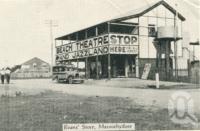 <span class="caption-caption">Evans' Store, Maroochydore</span>, c1930. <br />Postcard folder by <span class="caption-publisher">Unknown Publisher</span>, collection of <span class="caption-contributor">Centre for the Government of Queensland</span>.
