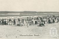 <span class="caption-caption">Maroochydore Beach</span>, c1930. <br />Postcard folder by <span class="caption-publisher">Unknown Publisher</span>, collection of <span class="caption-contributor">Centre for the Government of Queensland</span>.