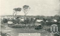 <span class="caption-caption">Camp Reserve, Maroochydore</span>, c1930. <br />Postcard folder by <span class="caption-publisher">Unknown Publisher</span>, collection of <span class="caption-contributor">Centre for the Government of Queensland</span>.
