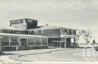 <span class="caption-caption">Dalby General Hopsital</span>, 1972. <br />Postcard folder by <span class="caption-publisher">Samuel Lee & Co Pty Ltd</span>, collection of <span class="caption-contributor">Centre for the Government of Queensland</span>.