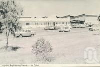 <span class="caption-caption">Napier's Engineering Foundry, Dalby</span>, 1972. <br />Postcard folder by <span class="caption-publisher">Samuel Lee & Co Pty Ltd</span>, collection of <span class="caption-contributor">Centre for the Government of Queensland</span>.