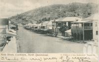 <span class="caption-caption">Main street, Cooktown</span>, 1905. <br />Postcard by <span class="caption-publisher">T. Willmett & Sons</span>, collection of <span class="caption-contributor">Centre for the Government of Queensland</span>.