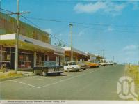 <span class="caption-caption">Moura shopping centre, Dawson-Callide Valley</span>, c1972. <br />Postcard folder by <span class="caption-publisher">Murray Views Pty Ltd</span>, collection of <span class="caption-contributor">Centre for the Government of Queensland</span>.
