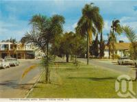 <span class="caption-caption">Theodore shopping centre, Dawson-Callide Valley</span>, c1972. <br />Postcard folder by <span class="caption-publisher">Murray Views Pty Ltd</span>, collection of <span class="caption-contributor">Centre for the Government of Queensland</span>.