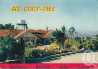 <span class="caption-caption">Mt Coot-tha Brisbane's beautiful scenic lookout</span>, c1958. <br />Postcard folder by <span class="caption-publisher">Nucolorvue</span>, collection of <span class="caption-contributor">Centre for the Government of Queensland</span>.