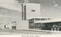 <span class="caption-caption">Nestle's milk factory, Gympie</span>, c1956. <br />Postcard folder by <span class="caption-publisher">Murray Views Pty Ltd</span>, collection of <span class="caption-contributor">Centre for the Government of Queensland</span>.