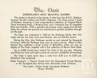 <span class="caption-caption">The Oasis</span>, c1960. <br />Postcard folder by <span class="caption-publisher">Sydney G Hughes Pty Ltd</span>, collection of <span class="caption-contributor">John Young</span>.