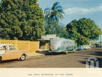 <span class="caption-caption">The main entrance to the Oasis</span>, c1960. <br />Postcard folder by <span class="caption-publisher">Sydney G Hughes Pty Ltd</span>, collection of <span class="caption-contributor">John Young</span>.