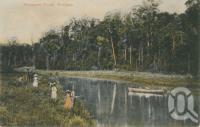 <span class="caption-caption">Enoggera Creek</span>, 1907. <br />Postcard by <span class="caption-publisher">Unknown Publisher</span>, collection of <span class="caption-contributor">John Young</span>.