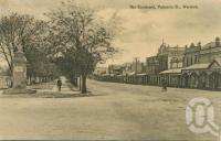 <span class="caption-caption">The Boulevard, Palmerin Street, Warwick</span>, 1912. <br />Postcard by <span class="caption-publisher">Poulson & White</span>, collection of <span class="caption-contributor">John Young</span>.