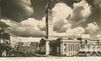 <span class="caption-caption">City Hall, Brisbane</span>, 1935. <br />Postcard by <span class="caption-publisher">Southern Cross Series</span>, collection of <span class="caption-contributor">John Young</span>.