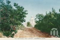 <span class="caption-caption">Lighthouse, Point Lookout, Stradbroke Island</span>, c1955. <br />Postcard folder by <span class="caption-publisher">Sydney G Hughes Pty Ltd</span>, collection of <span class="caption-contributor">John Young</span>.
