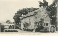 <span class="caption-caption">St David's Church of England, Mossman</span>, c1958. <br />Postcard folder by <span class="caption-publisher">Murray Views Pty Ltd</span>, collection of <span class="caption-contributor">John Young</span>.
