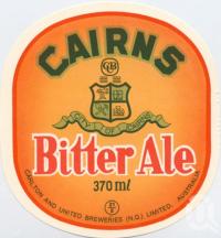 <span class="caption-caption">Cairns Bitter Ale Beer</span>, c1980. <br />Beer label by <span class="caption-publisher">Unknown Publisher</span>, collection of <span class="caption-contributor">Centre for the Government of Queensland</span>.