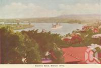 <span class="caption-caption">Hamilton Reach, Brisbane River</span>, c1938. <br />Postcard folder by <span class="caption-publisher">Sydney G Hughes Pty Ltd</span>, collection of <span class="caption-contributor">Centre for the Government of Queensland</span>.
