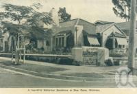 <span class="caption-caption">A beautiful residence, New Farm</span>, c1938. <br />Postcard folder by <span class="caption-publisher">Sydney G Hughes Pty Ltd</span>, collection of <span class="caption-contributor">Centre for the Government of Queensland</span>.