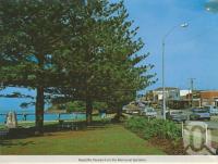 <span class="caption-caption">Redcliffe Parade from the memorial gardens</span>, c1965. <br />Postcard by <span class="caption-publisher">Murray Views Pty Ltd</span>, collection of <span class="caption-contributor">Centre for the Government of Queensland</span>.