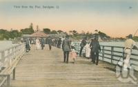 <span class="caption-caption">View from the pier, Sandgate</span>, c1910. <br />Postcard by <span class="caption-publisher">Retrac Series</span>, collection of <span class="caption-contributor">Centre for the Government of Queensland</span>.