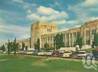 <span class="caption-caption">The University of Queensland, St Lucia</span>, c1961. <br />Postcard by <span class="caption-publisher">Murfett Publishers Pty Ltd</span>, collection of <span class="caption-contributor">Centre for the Government of Queensland</span>.