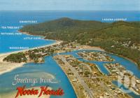 <span class="caption-caption">Noosa Heads</span>, 1982. <br />Postcard by <span class="caption-publisher">Bernard Kuskopf</span>, collection of <span class="caption-contributor">Centre for the Government of Queensland</span>.