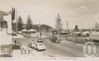 <span class="caption-caption">The border gates, Queensland and NSW at Coolangatta</span>, c1958. <br />Postcard by <span class="caption-publisher">Sidues Series</span>, collection of <span class="caption-contributor">Centre for the Government of Queensland</span>.