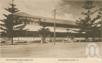 <span class="caption-caption">Coolangatta Hotel. Message on the postcard from Joe to his mother on 28 September 1944 reads in part: 'This is where I stayed while on furlough. Evidently this picture was taken before the Red Cross took over the Hotel because the name is no longer on it</span>, 1944. <br />Postcard by <span class="caption-publisher">Southern Cross Series</span>, collection of <span class="caption-contributor">Centre for the Government of Queensland</span>.