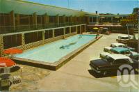<span class="caption-caption">The Beachcomber Motor Lodge, Coolangatta</span>, c1964. <br />Postcard by <span class="caption-publisher">Murfett Publishers Pty Ltd</span>, collection of <span class="caption-contributor">Centre for the Government of Queensland</span>.