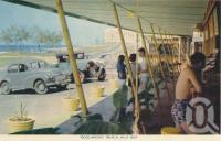 <span class="caption-caption">Boolarong Beach Milk Bar, Alexandra Headland</span>, c1958. <br />Postcard folder by <span class="caption-publisher">Sydney G Hughes Pty Ltd</span>, collection of <span class="caption-contributor">Centre for the Government of Queensland</span>.