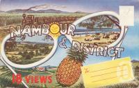 <span class="caption-caption">Nambour and district</span>, c1960. <br />Postcard folder by <span class="caption-publisher">Murray Views Pty Ltd</span>, collection of <span class="caption-contributor">Centre for the Government of Queensland</span>.