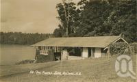 <span class="caption-caption">Tea rooms, Lake Barrine, Yungaburra</span>, c1938. <br />Postcard by <span class="caption-publisher">Murray Studios Pty Ltd</span>, collection of <span class="caption-contributor">Centre for the Government of Queensland MS</span>.