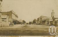 <span class="caption-caption">Denham Street, Rockhampton</span>, 1900. <br />Postcard by <span class="caption-publisher">ED & Co Series</span>, collection of <span class="caption-contributor">Centre for the Government of Queensland</span>.